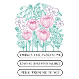 Spellbinders Blooming Garden Press Plates (BPR-002) (OUTLET)