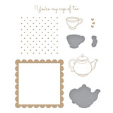 Spellbinders Cup of Kindness Glimmer Hot Foil Plate & Die (GLP-284) (OUTLET)