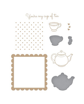 Spellbinders Cup of Kindness Glimmer Hot Foil Plate & Die (GLP-284) (OUTLET) Spellbinders Cup of Kindness Glimmer Hot Foil Plate & Die (GLP-284) (OUTLET)
