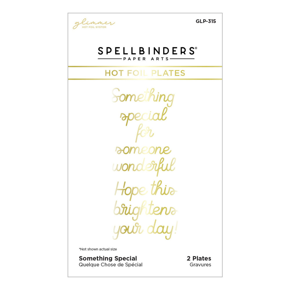 Spellbinders Something Special Glimmer Hot Foil Plate (GLP-315) (OUTLET)