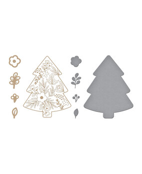Spellbinders Blooming Tree Glimmer Hot Foil Plate & Die (GLP-350) (OUTLET)