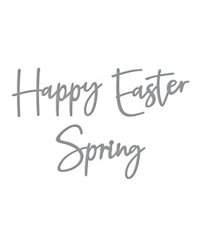 Spellbinders Expressions of Spring Sentiments Etched Dies (S2-313) (OUTLET)