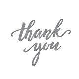 Spellbinders Scripted Thank You Etched Dies (S2-362) (OUTLET)