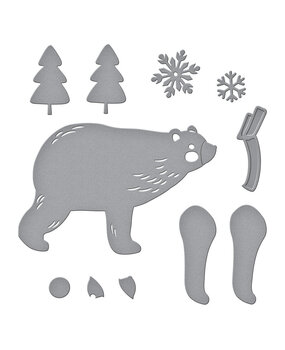 Spellbinders Chill Bear Etched Dies (S3-415) (OUTLET) Spellbinders Chill Bear Etched Dies (S3-415) (OUTLET)