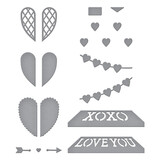 Spellbinders Open House Valentines Etched Dies (S3-429) (OUTLET)