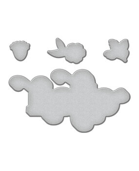 Spellbinders Floral Hello Etched Dies (S3-472) (OUTLET) Spellbinders Floral Hello Etched Dies (S3-472) (OUTLET)