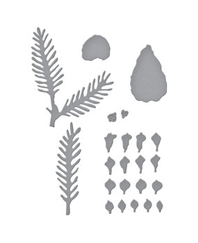 Spellbinders Pine Cone and Evergreen Bough with Ladybugs Etched Dies (S4-1112) (OUTLET) Spellbinders Pine Cone and Evergreen Bough with Ladybugs Etched Dies (S4-1112) (OUTLET)