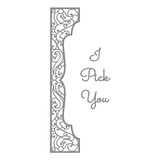 Spellbinders Half Slimline Bracket Etched Dies (S4-1199) (OUTLET)