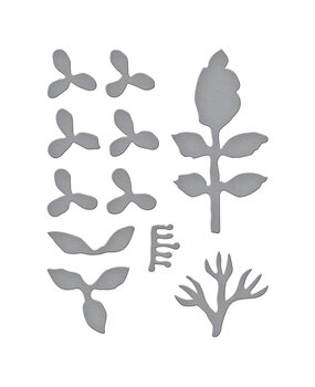 Spellbinders Jasmine Etched Dies (S4-1204) (OUTLET)