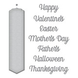 Spellbinders Merry Everything Words Etched Dies (S4-1205) (OUTLET)
