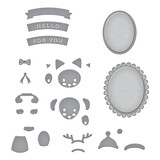 Spellbinders Special Pet Delivery Etched Dies (S4-1216) (OUTLET)