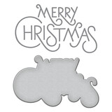 Spellbinders Stylish Merry Christmas Etched Dies (S4-1222) (OUTLET)