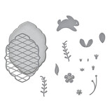 Spellbinders Spring Label Motifs Etched Dies (S4-1238) (OUTLET)