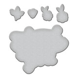 Spellbinders Floral Thank You Etched Dies (S4-1283) (OUTLET)