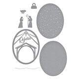 Spellbinders Rejoice Nativity Etched Dies (S5-467) (OUTLET)