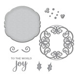 Spellbinders Joy Flourish Doily Etched Dies (S5-532) (OUTLET)