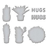 Spellbinders Succulents Etched Dies (S5-556) (OUTLET)
