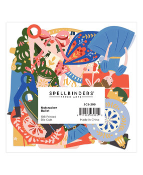 Spellbinders Nutcracker Ballet Printed Die Cuts (SCS-299) (OUTLET) Spellbinders Nutcracker Ballet Printed Die Cuts (SCS-299) (OUTLET)
