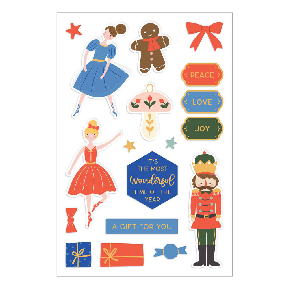 Spellbinders Nutcracker Ballet Chipboard Stickers (SCS-300) (OUTLET) Spellbinders Nutcracker Ballet Chipboard Stickers (SCS-300) (OUTLET)