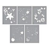 Spellbinders Christmas Florals Stencil (STN-066) (OUTLET)