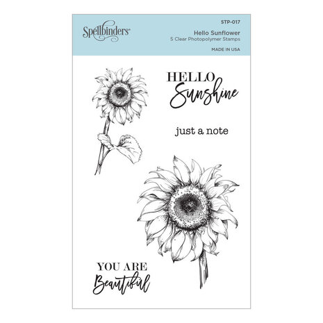 Spellbinders Hello Sunflower Clear Stamp (STP-017) (OUTLET) Spellbinders Hello Sunflower Clear Stamp (STP-017) (OUTLET)