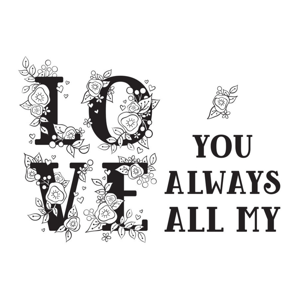 Spellbinders Love Block Clear Stamp (STP-019) (OUTLET) Spellbinders Love Block Clear Stamp (STP-019) (OUTLET)