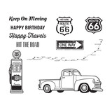 Spellbinders Hit the Road Clear Stamp (STP-020) (OUTLET)