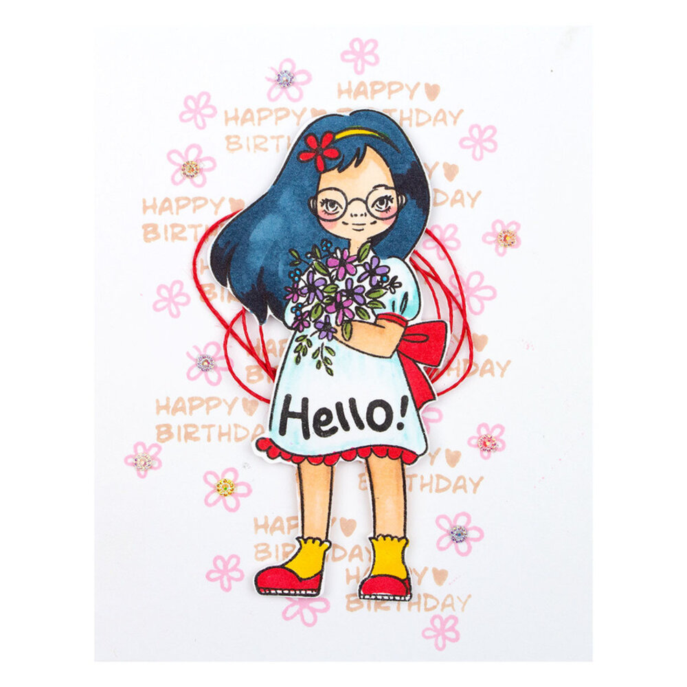 Spellbinders Darling Bouquet Clear Stamp (STP-042) (OUTLET) Spellbinders Darling Bouquet Clear Stamp (STP-042) (OUTLET)