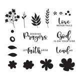 Spellbinders Love Never Fails Clear Stamp (STP-051) (OUTLET)