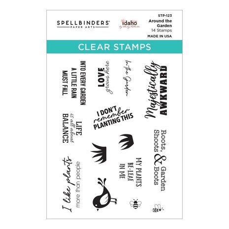 Spellbinders Around the Garden Clear Stamp (STP-123) (OUTLET) Spellbinders Around the Garden Clear Stamp (STP-123) (OUTLET)