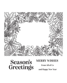 Spellbinders Balsam & Berries Clear Stamp (STP-139) (OUTLET) Spellbinders Balsam & Berries Clear Stamp (STP-139) (OUTLET)