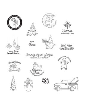 Spellbinders Handmade Gift Tags Clear Stamp (STP-142) (OUTLET) Spellbinders Handmade Gift Tags Clear Stamp (STP-142) (OUTLET)