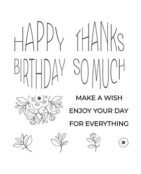 Spellbinders Kaleidoscope Arch Sentiments Clear Stamp (STP-208) (OUTLET) Spellbinders Kaleidoscope Arch Sentiments Clear Stamp (STP-208) (OUTLET)