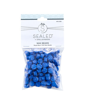 Spellbinders Royal Blue Wax Beads (100pcs) (WS-036) (OUTLET) Spellbinders Royal Blue Wax Beads (100pcs) (WS-036) (OUTLET)
