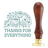 Spellbinders Thanks for Everything Wax Seal Stamp (WS-072) (OUTLET) Spellbinders Thanks for Everything Wax Seal Stamp (WS-072) (OUTLET)