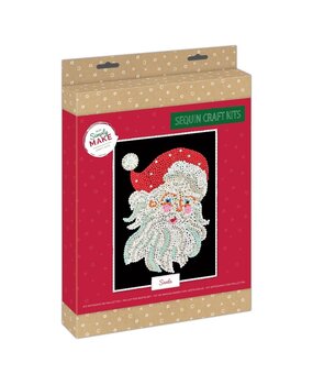 Simply Make Sequin Craft Kit Christmas Santa (DSM 105157) (OUTLET) Simply Make Sequin Craft Kit Christmas Santa (DSM 105157) (OUTLET)