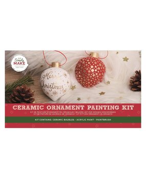 Simply Make Ornament Kit Painting Ceramic (2pcs) (DSM 105311) (OUTLET) Simply Make Ornament Kit Painting Ceramic (2pcs) (DSM 105311) (OUTLET)