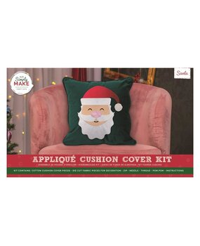 Simply Make Applique Kit Cushion Cover Santa (DSM 106120) (OUTLET) Simply Make Applique Kit Cushion Cover Santa (DSM 106120) (OUTLET)
