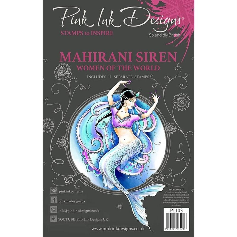 Pink Ink Designs Mahirani A5 Clear Stamp (PI103) (OUTLET) Pink Ink Designs Mahirani A5 Clear Stamp (PI103) (OUTLET)