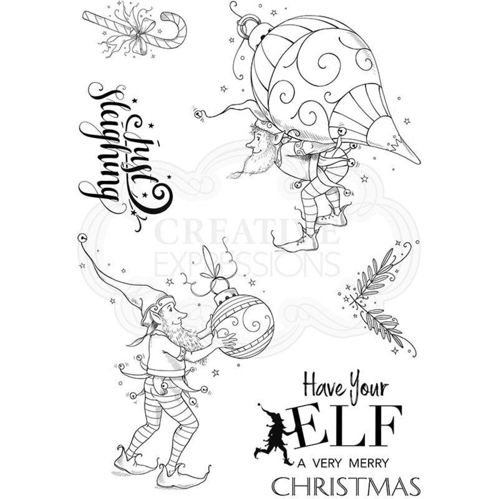 Pink Ink Designs Love Your Elf A5 Clear Stamp (PI123) (OUTLET) Pink Ink Designs Love Your Elf A5 Clear Stamp (PI123) (OUTLET)