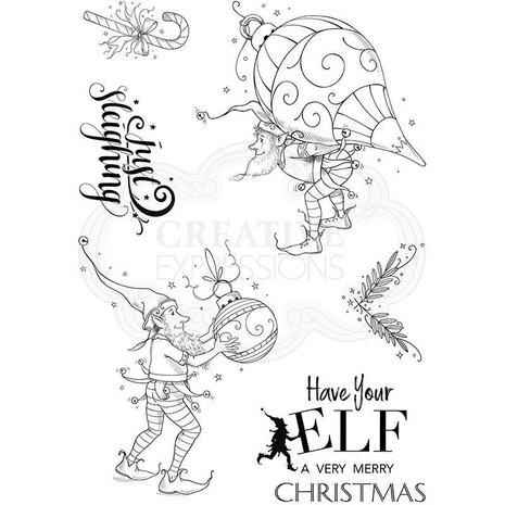 Pink Ink Designs Love Your Elf A5 Clear Stamp (PI123) (OUTLET) Pink Ink Designs Love Your Elf A5 Clear Stamp (PI123) (OUTLET)