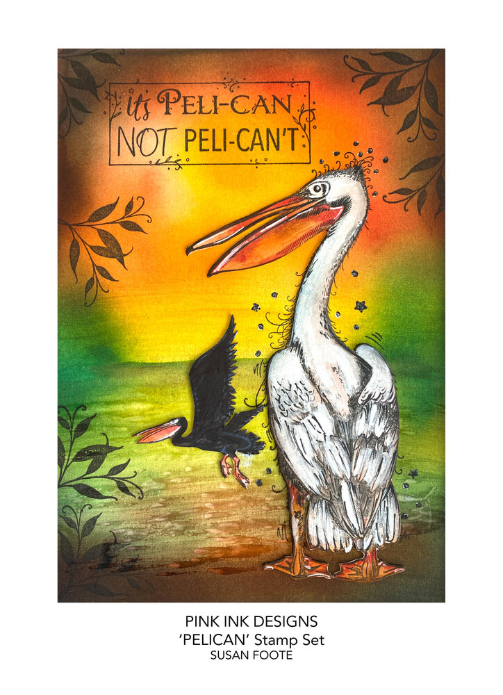 Pink Ink Designs Pelican A5 Clear Stamp (PI164) (OUTLET) Pink Ink Designs Pelican A5 Clear Stamp (PI164) (OUTLET)
