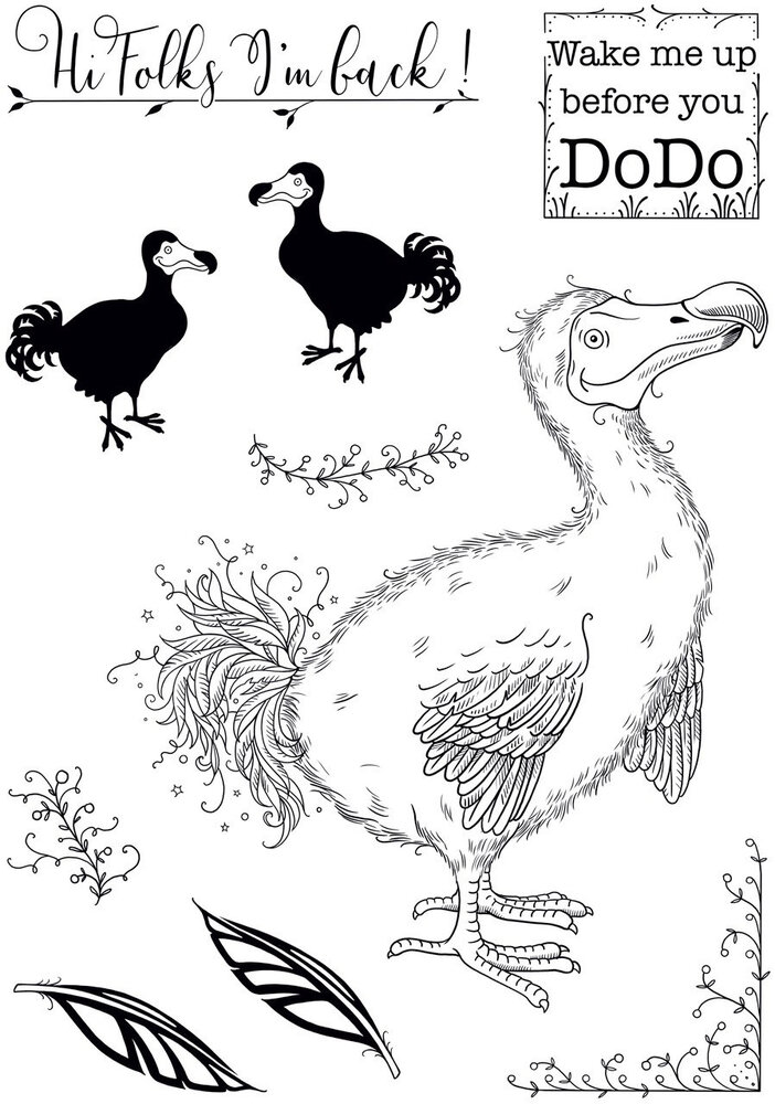 Pink Ink Designs Cookie Dodo A5 Clear Stamp (PI170) (OUTLET) Pink Ink Designs Cookie Dodo A5 Clear Stamp (PI170) (OUTLET)