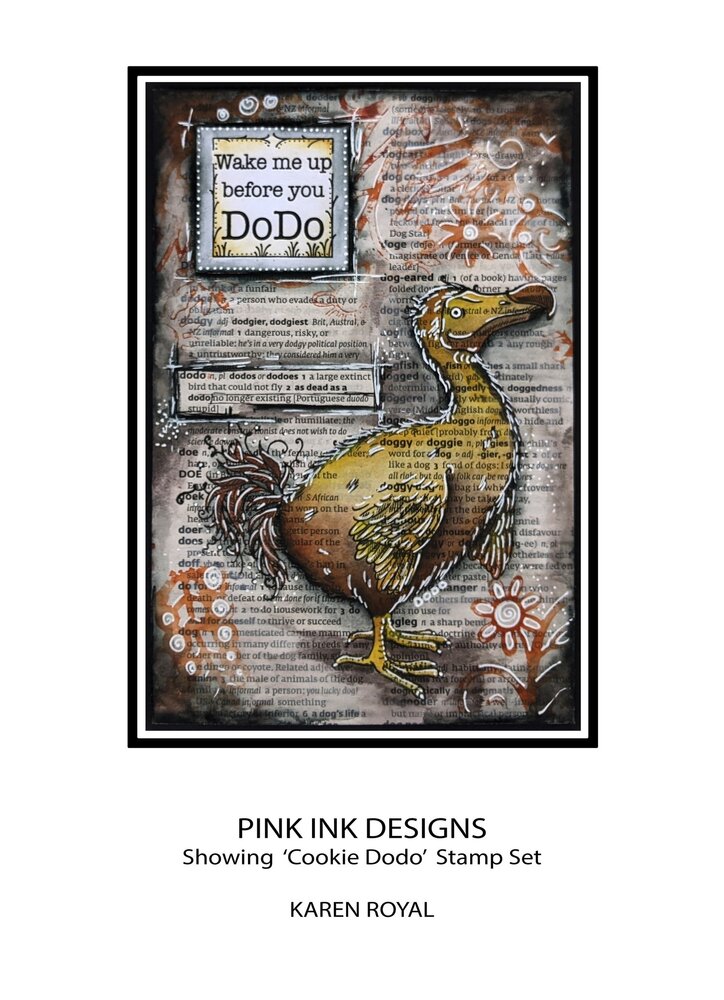 Pink Ink Designs Cookie Dodo A5 Clear Stamp (PI170) (OUTLET) Pink Ink Designs Cookie Dodo A5 Clear Stamp (PI170) (OUTLET)