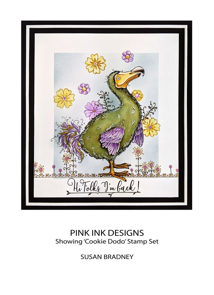 Pink Ink Designs Cookie Dodo A5 Clear Stamp (PI170) (OUTLET) Pink Ink Designs Cookie Dodo A5 Clear Stamp (PI170) (OUTLET)