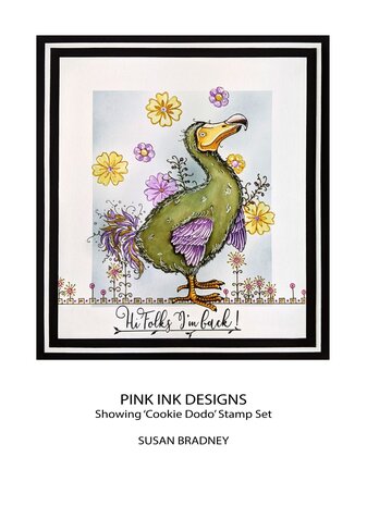 Pink Ink Designs Cookie Dodo A5 Clear Stamp (PI170) (OUTLET) Pink Ink Designs Cookie Dodo A5 Clear Stamp (PI170) (OUTLET)