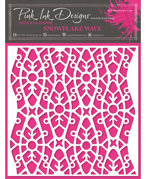 Pink Ink Designs Snowflake Wave 7x7 Inch Stencil (PINKST026) (OUTLET) Pink Ink Designs Snowflake Wave 7x7 Inch Stencil (PINKST026) (OUTLET)