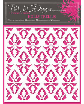 Pink Ink Designs Holly Trellis 7x7 Inch Stencil (PINKST027) (OUTLET) Pink Ink Designs Holly Trellis 7x7 Inch Stencil (PINKST027) (OUTLET)