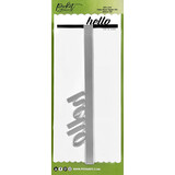 Picket Fence Studios Slim Line Hello Word 4x10 Inch Topper Dies (SDCS-132) (OUTLET)
