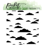 Picket Fence Studios Endless Clouds 4x4 Inch Clear Stamps (BB-178) (OUTLET)